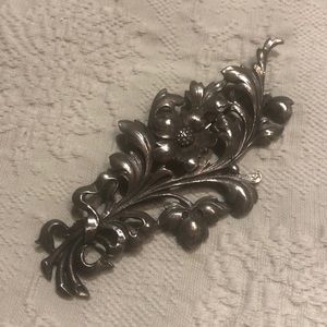 Vintage Sterling Silver Cini Brooche Floral